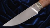 Нож Грибник (95Х18, орех, мельхиор), фото 2