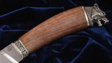 Нож Грибник (95Х18, орех, мельхиор), фото 3