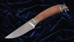 Нож Грибник (95Х18, орех, мельхиор)