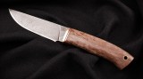 Нож Грибник (дамаск, стабилизированная карельская берёза), фото 4