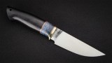 Нож Грибник (Х12МФ, стабилизированная вставка, чёрный граб), фото 5