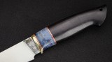 Нож Грибник (Х12МФ, стабилизированная вставка, чёрный граб), фото 3