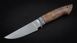 Нож Грибник (К340, вставка - кориан, корень ореха)