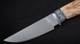 Нож Грибник (К340, вставка - кориан, стабилизированная карельская береза), фото 2