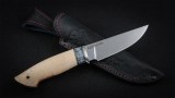 Нож Грибник (К340, вставка - кориан, стабилизированная карельская береза), фото 5