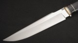 Нож Хищник (К340, тёмный кориан, чёрный граб), фото 2