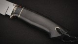 Нож Хищник (К340, тёмный кориан, чёрный граб), фото 5