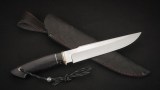 Нож Хищник (К340, тёмный кориан, чёрный граб), фото 6