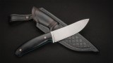 Нож Хранитель фултанг (ELMAX, чёрная G10, формованные ножны), фото 6