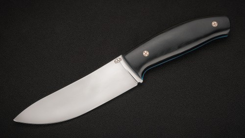 Нож Хранитель фултанг (ELMAX, чёрная G10, формованные ножны)