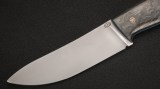 Нож Хранитель фултанг (S390, чёрный карбон, формованные ножны), фото 2