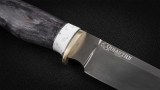 Нож Ирбис 2 (булат, стабилизированная карельская береза, вставка - кориан), фото 5