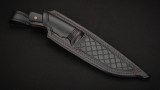 Нож Ирбис 2 фултанг (S390, чёрная G10, формованные ножны), фото 7