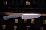 Нож Ирбис 2 (М398, фултанг, карбон сильвер, формованные ножны), фото 12