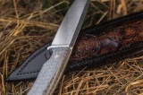 Нож Ирбис 2 (М398, фултанг, карбон сильвер, формованные ножны), фото 11