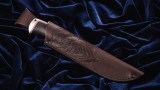 Нож Ирбис (95Х18, мореный граб, дюраль), фото 4