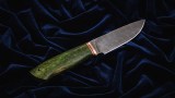 Нож Ирбис (дамаск, стабилизированная карельская береза), фото 5