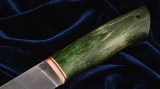 Нож Ирбис (дамаск, стабилизированная карельская береза), фото 3