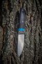 Нож Ирбис (ELMAX, синий акрил, стабилизированный чёрный граб, мозаичные пины), фото 8