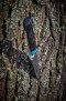 Нож Ирбис (ELMAX, синий акрил, стабилизированный чёрный граб, мозаичные пины), фото 9