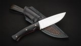 Нож Ирбис фултанг (ELMAX, чёрная G10, формованные ножны), фото 6