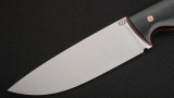 Нож Ирбис (S390, чёрная G10, мозаичные пины), фото 2