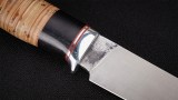 Нож Иртыш (Х12МФ, береста, чёрный граб), фото 6