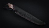Нож Иртыш (К340, вставка - стабилизированный бевень мамонта, стабилизированная карельская береза), фото 6