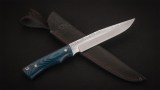 Нож Элизиум фултанг (95Х18, черно-синяя G10), фото 6