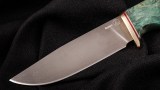 Нож Куница (булат, стабилизированная карельская берёза), фото 2