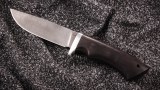 Нож Куница (дамаск, мореный граб), фото 4
