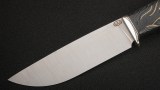 Нож Куница (S125V, стабилизированный чёрный граб, инкрустация куница), фото 2