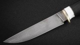 Нож Леший (ХВ5-алмазка, черный граб, вставка - кориан), фото 2