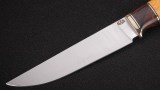 Нож Леший (N690, вставка - айронвуд, стабилизированный кап клена, мозаичные пины), фото 2