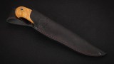 Нож Леший (N690, вставка - айронвуд, стабилизированный кап клена, мозаичные пины), фото 7