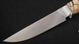 Нож Леший (S110V, нейзильберг, вставка - бивень мамонта, стабилизированная карельская берёза), фото 2