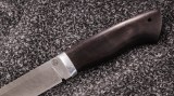 Нож Медведь (дамаск, мореный граб), фото 3