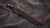 Нож Медведь (дамаск, мореный граб), фото 4