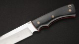 Нож Медведь фултанг (ELMAX, чёрная G10, формованные ножны), фото 3