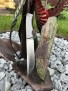 Нож Медведь фултанг (QPM-53, карбон сильвер твил, формованные ножны с тиснением), фото 10