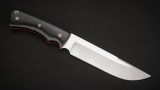 Нож Медведь фултанг (S390, чёрная G10, формованные ножны), фото 4