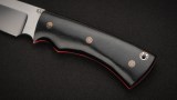 Нож Медведь фултанг (S390, чёрная G10, формованные ножны), фото 5
