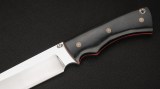 Нож Медведь фултанг (S390, чёрная G10, формованные ножны), фото 3