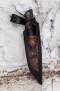 Нож Медведь (S125V, черно-красный карбон, формованные ножны), фото 16