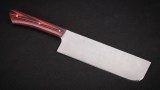 Нож Накири, фултанг (95Х18, красно-чёрная микарта), фото 4