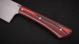 Нож Накири, фултанг (95Х18, красно-чёрная микарта), фото 5