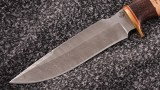 Нож Оберег 2 (дамаск, береста, венге), фото 2