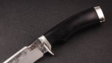 Нож Оберег 2 (Х12МФ, черный граб, мельхиор), фото 3
