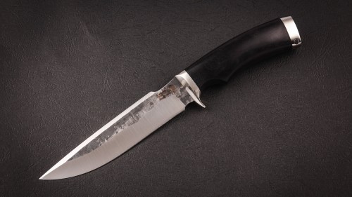 Нож Оберег 2 (Х12МФ, черный граб, мельхиор)