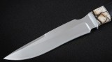 Нож Оберег (К340, вставка - стабилизированный зуб мамонта, черный граб), фото 2